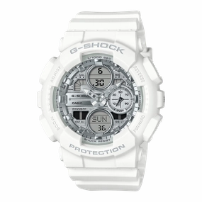 G-Shock Analog Digital White Resin Band Watch GMAS140VA-7A