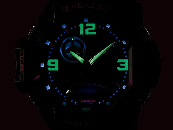 G-Shock Aviation Black Dial Red Resin Watch GA1000-4B
