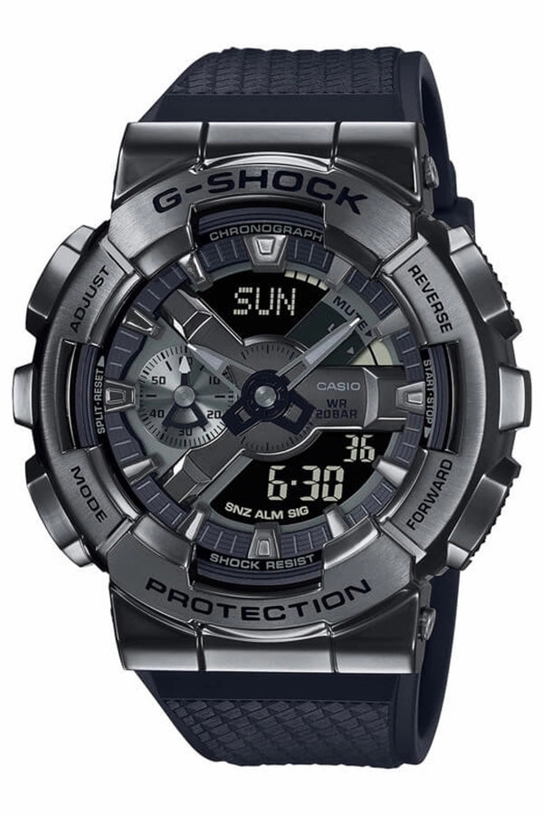 G-Shock Black on Black Metal GM110BB-1A