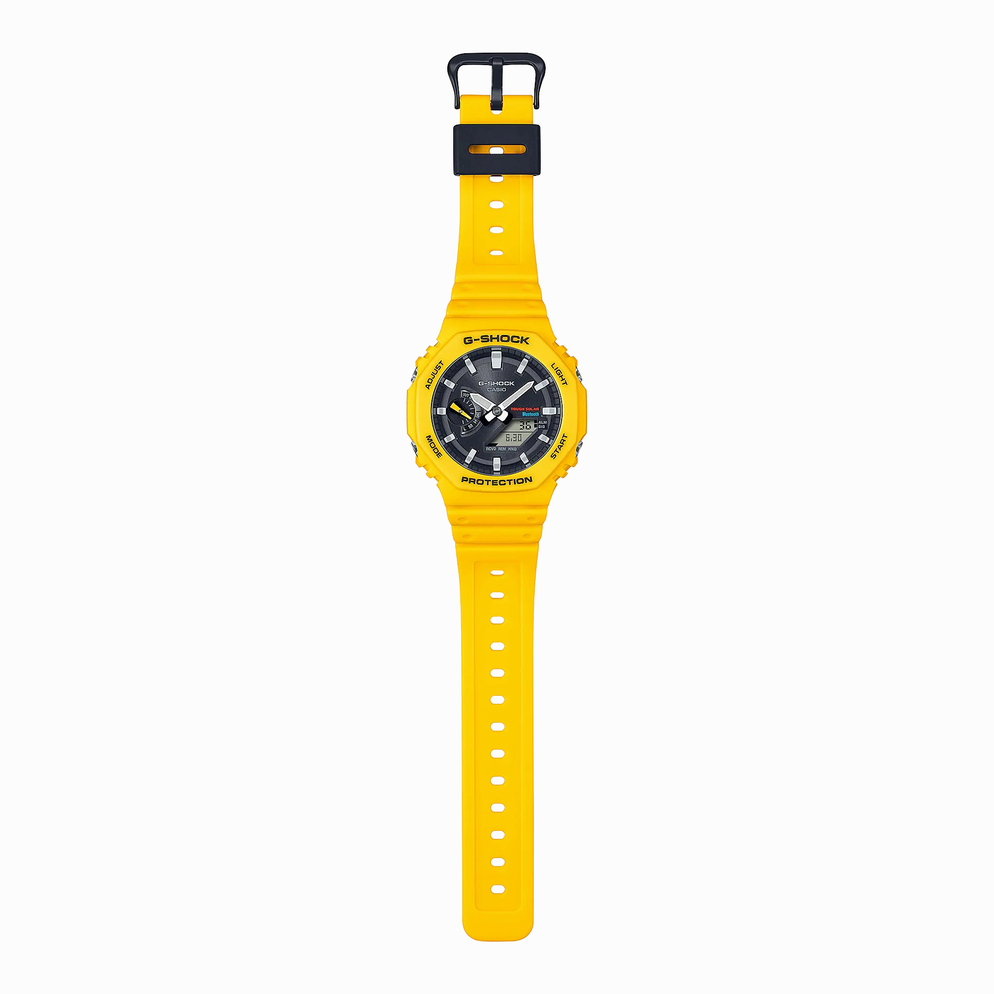 G-Shock CasioOak Yellow Resin Band Watch GAB2100C-9A