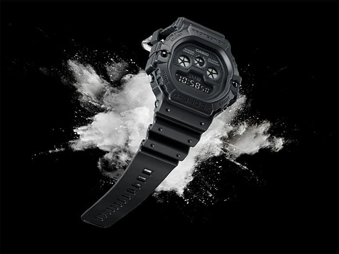 G-Shock Digital 5900 Style All Black Resin Band Watch DW5900BB-1D