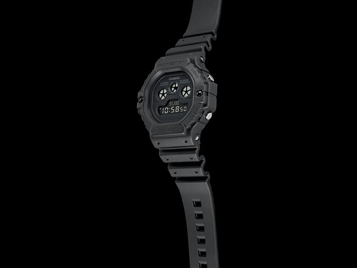 G-Shock Digital 5900 Style All Black Resin Band Watch DW5900BB-1D