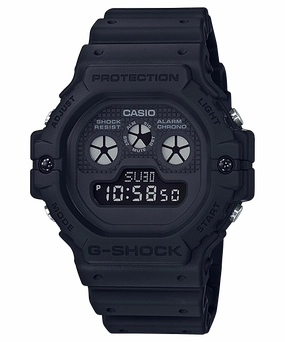 G-Shock Digital 5900 Style All Black Resin Band Watch DW5900BB-1D