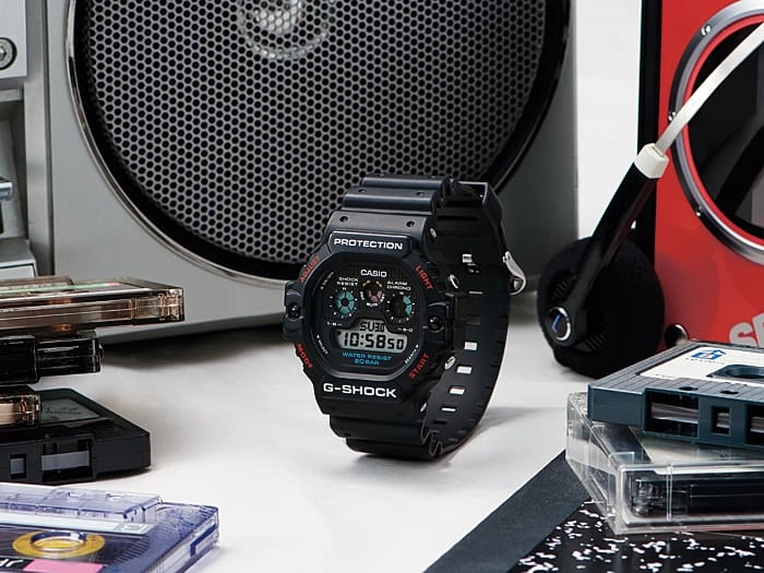 G Shock Digital 5900 Style Black Resin Band Watch DW5900-1D
