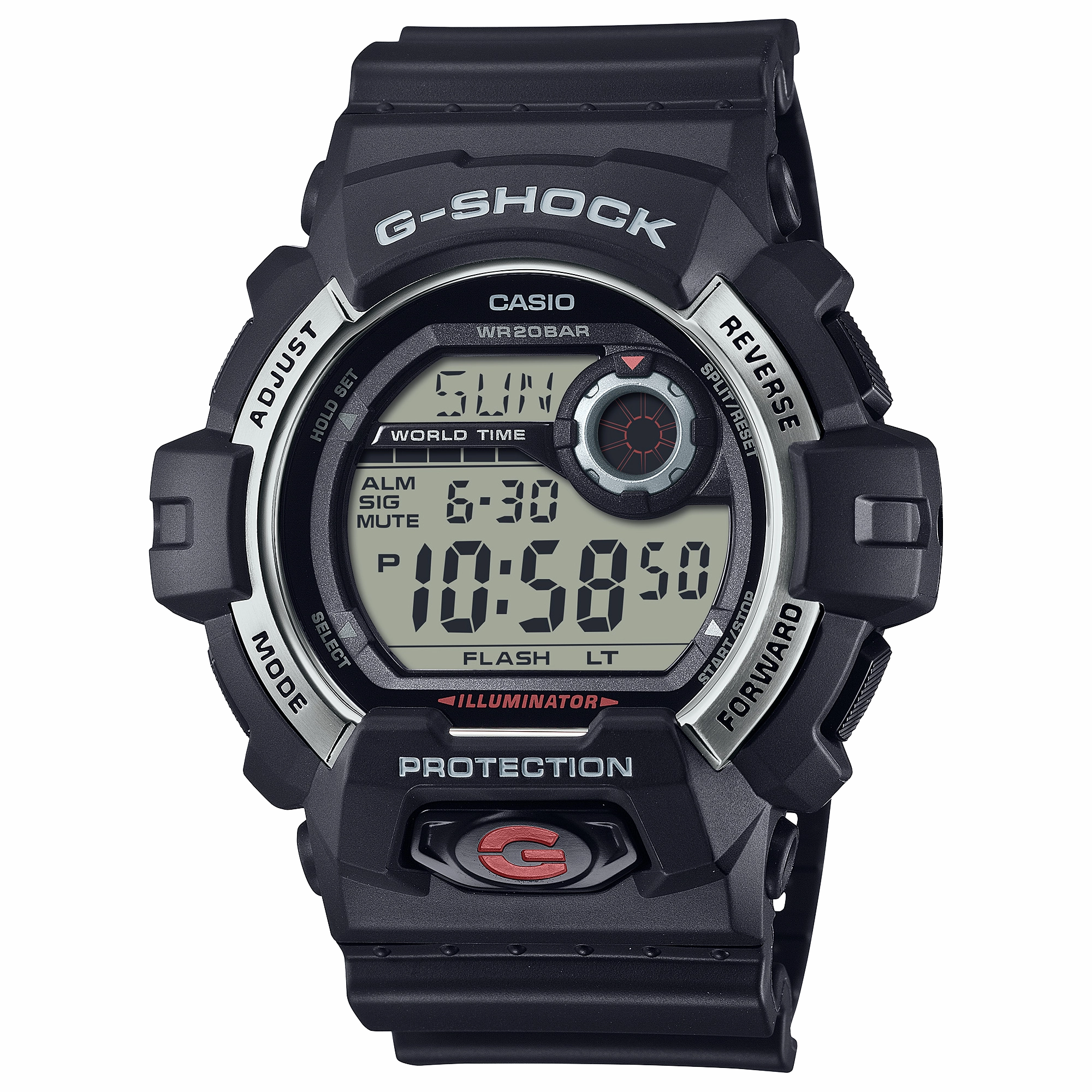 G-Shock Digital 8900 Series Black Resin Band Watch G8900S-1D
