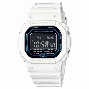 G-Shock Digital Black Dial White Resin Band Watch DWB5600SF-7D