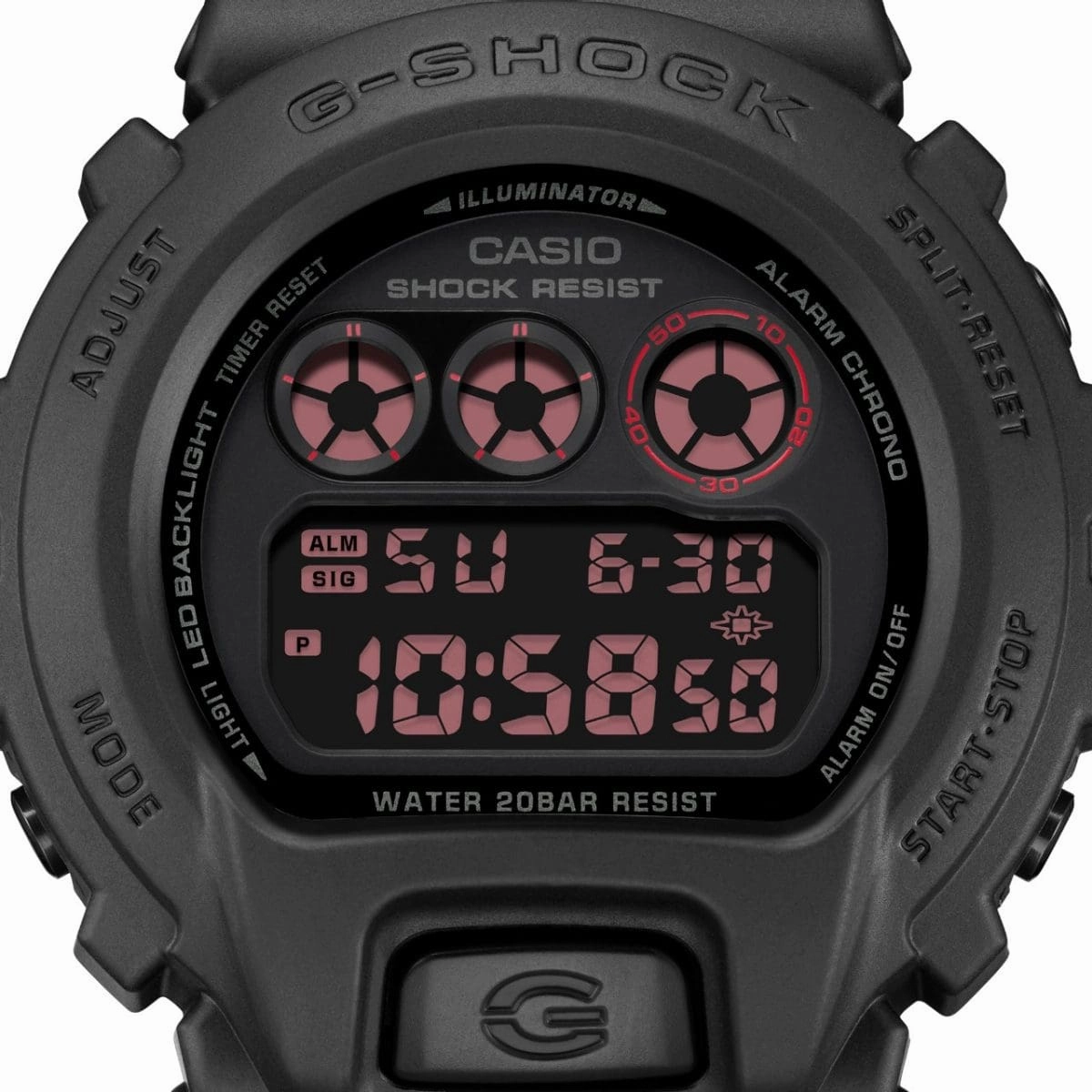 G-Shock Digital Black Resin Band Watch DW6900UMS-1D