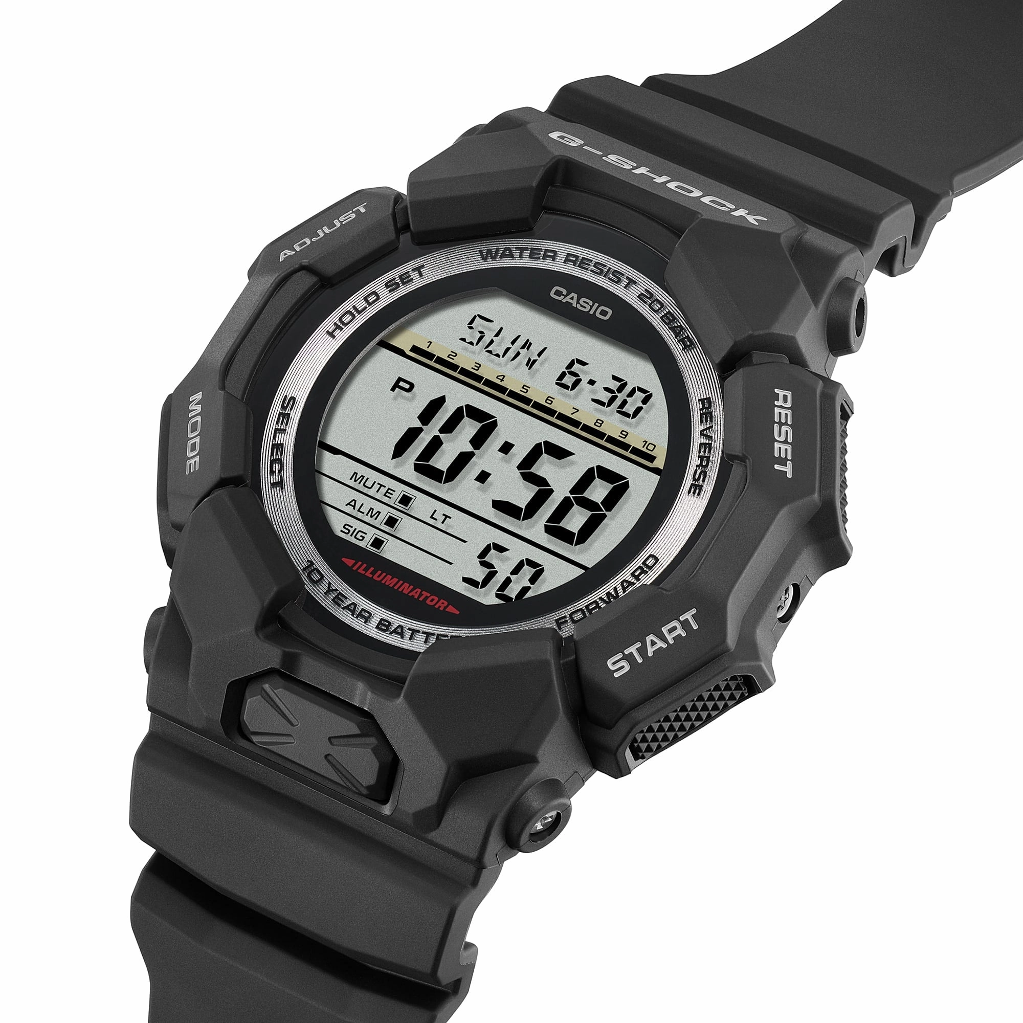G-Shock Digital Black Resin Band Watch GD010-1D