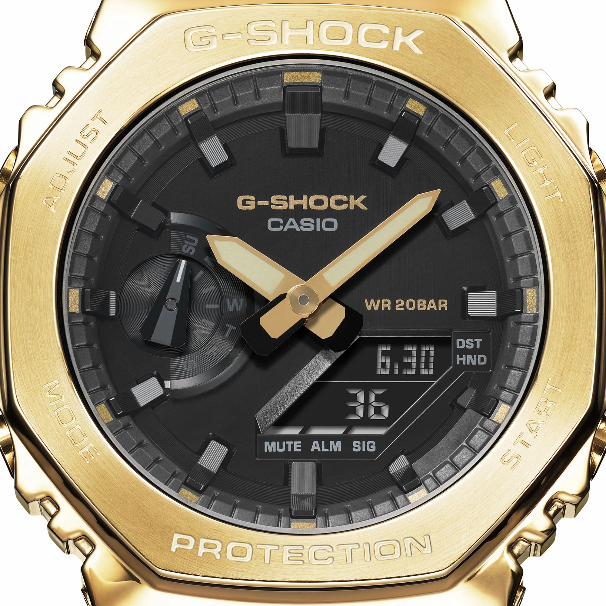 G-Shock Digital Black Resin Band Watch GM2100G-1A9