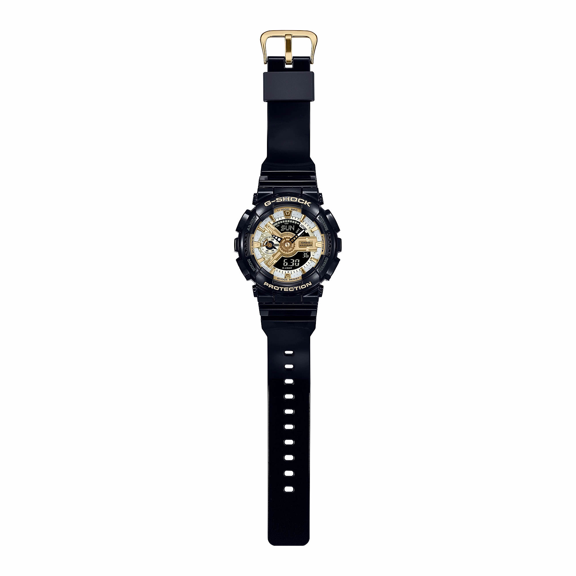G-Shock Digital Black Resin Band Watch GMAS110GB-1A