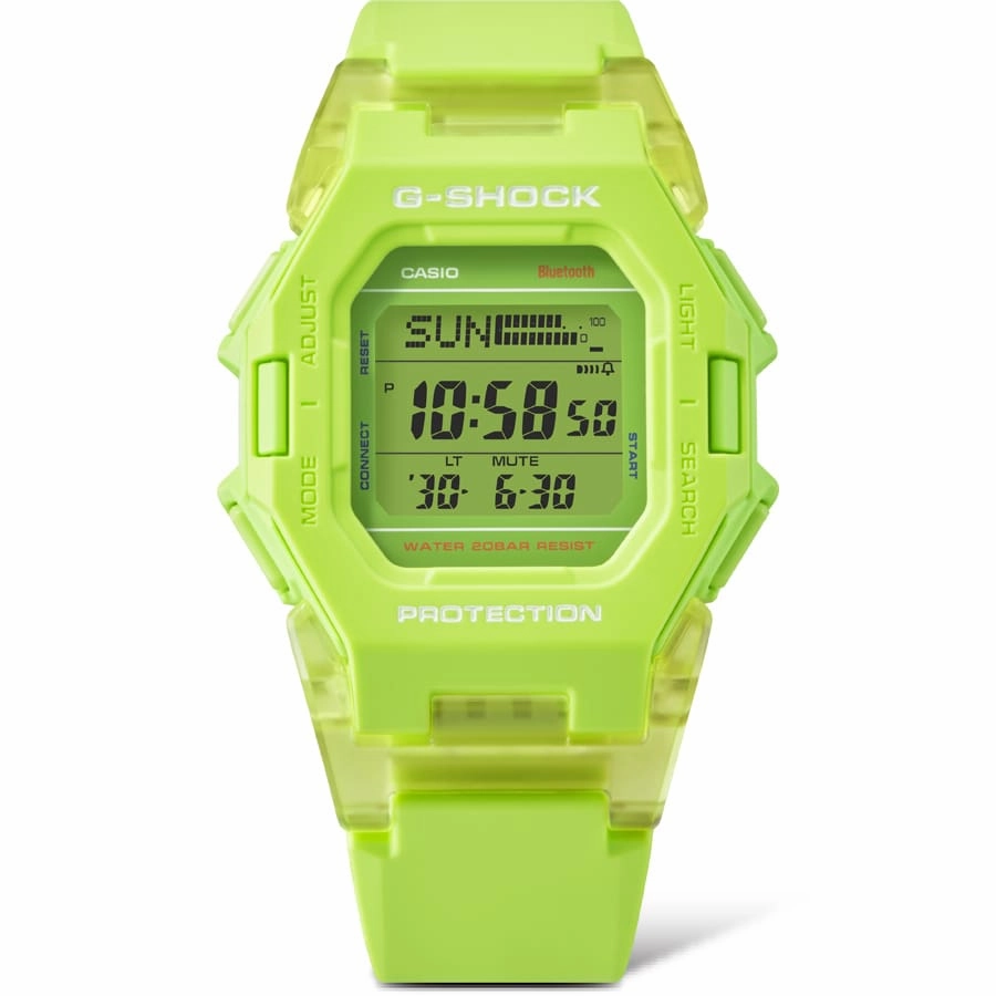 G-Shock Digital Green Resin Band Watch GDB500S-3D