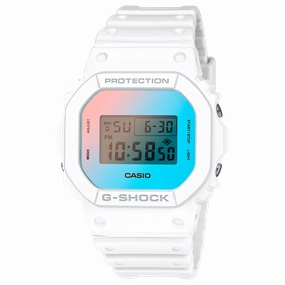 G-Shock Digital White Resin Band Watch DW5600TL-7D