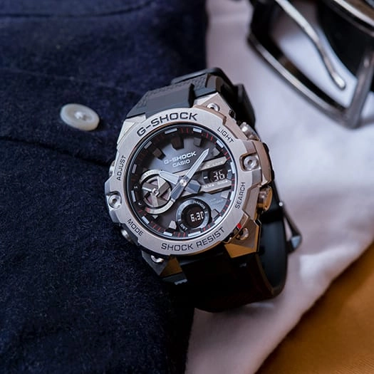 G-Shock DUO Carbon Core Connected Solar Mens Watch GSTB400-1A