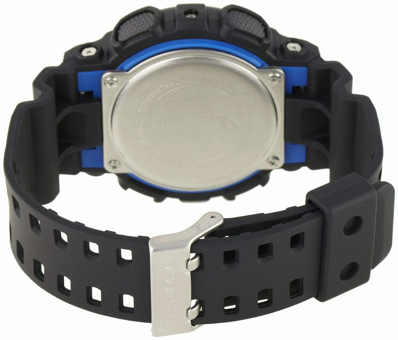 G-Shock Duo Series Blue Bezel Watch GA100-1A2