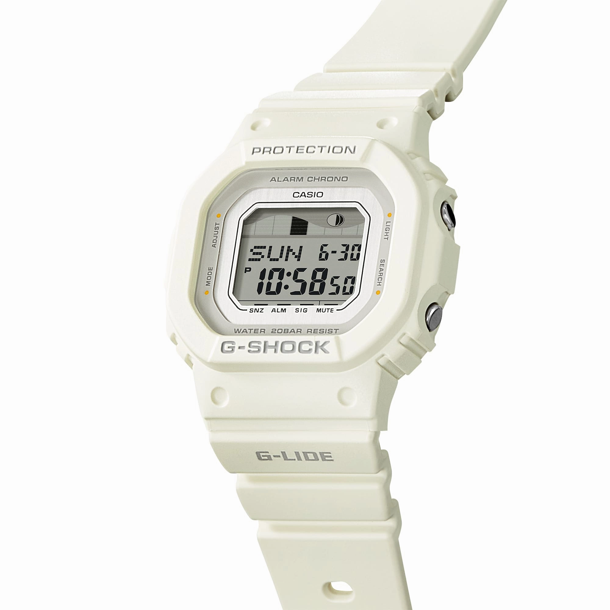 G-Shock G-LIDE White Resin Band Watch GLXS5600-7B