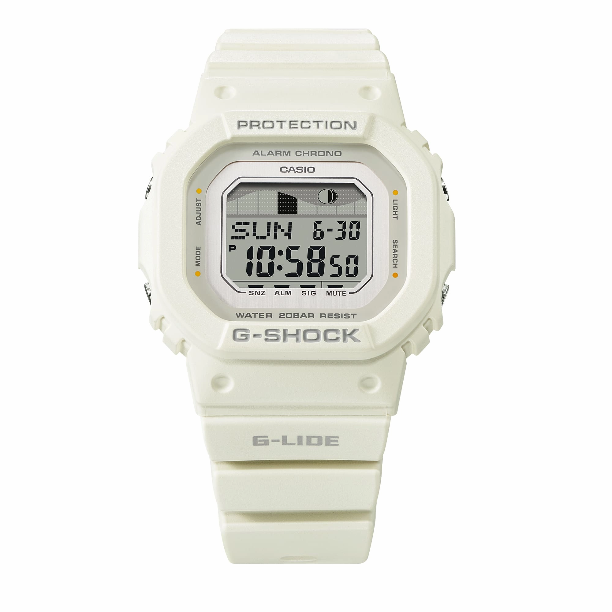 G-Shock G-LIDE White Resin Band Watch GLXS5600-7B