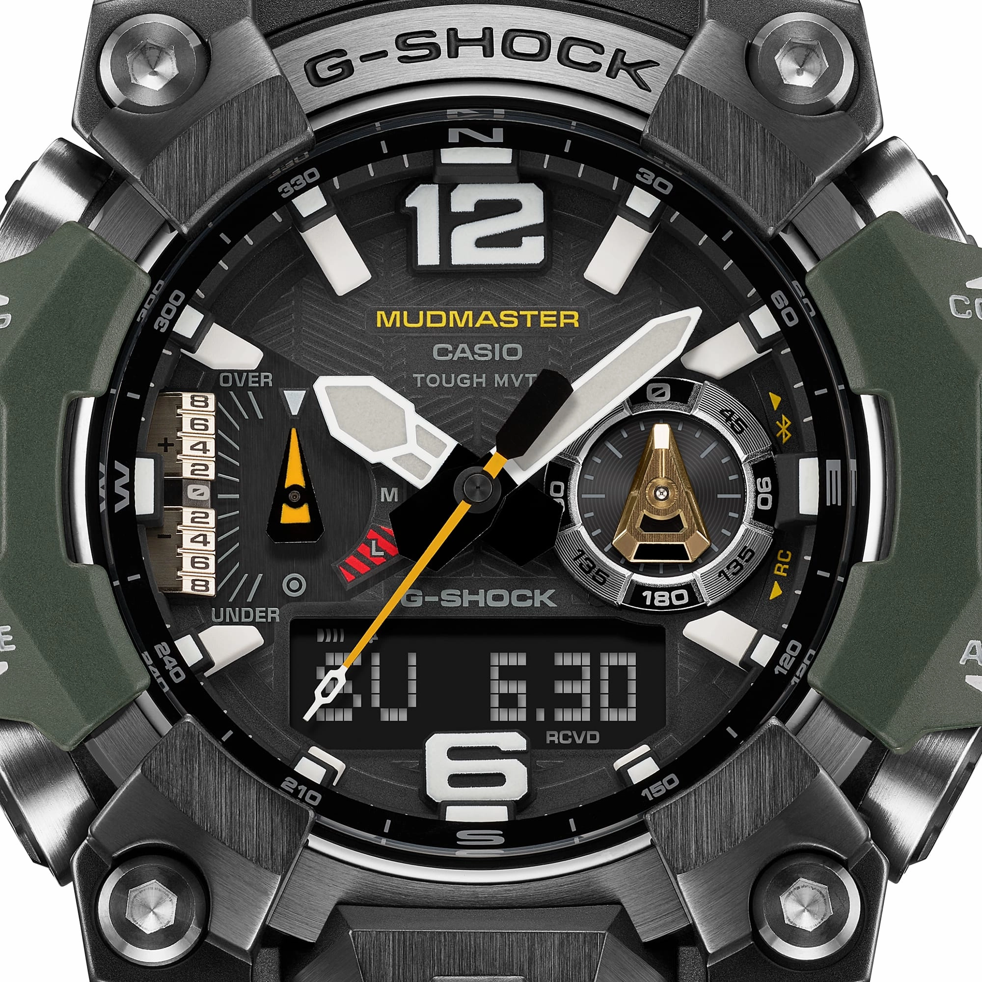 G-Shock Master of G-Land Mudmaster Red Dial Resin Band Watch GWGB1000-3A
