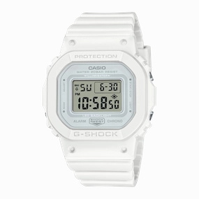 G-Shock Mid Digital White Resin Band Watch GMDS5600BA-7D
