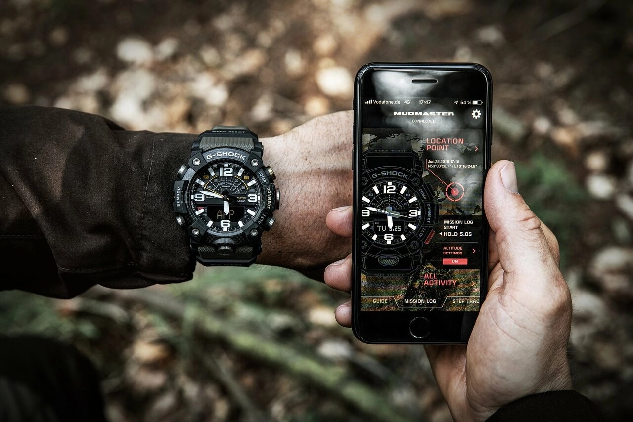 G-Shock Mudmaster Bluetooth Watch with Quad Sensor GGB100-1A3