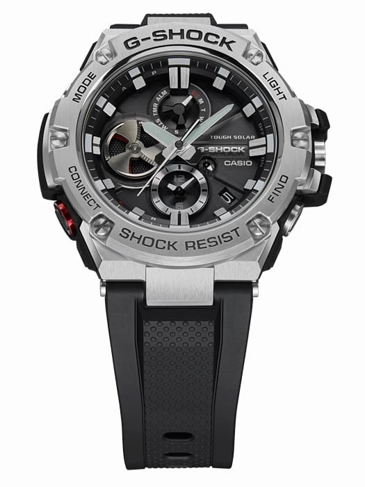 G-Shock Solar Stainless Steel Connected Series Mens Watch GSTB100-1A