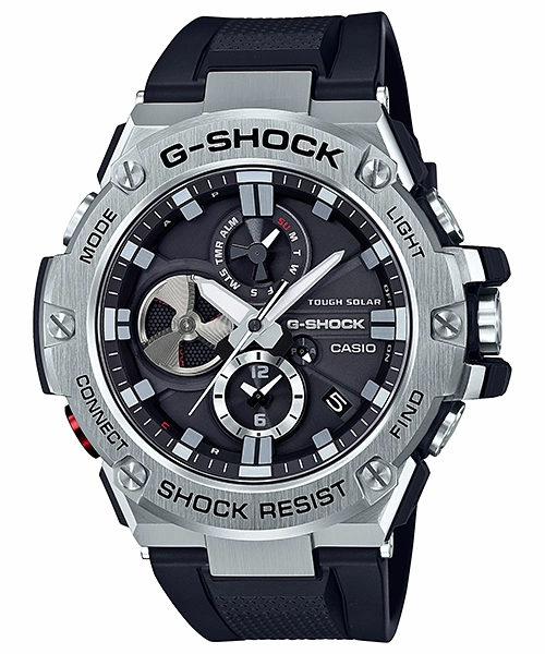 G-Shock Solar Stainless Steel Connected Series Mens Watch GSTB100-1A
