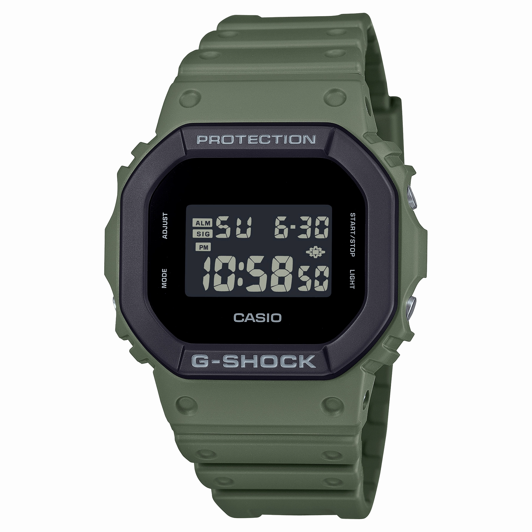 G-Shock Square Camo Green Watch DW5610UU-3D