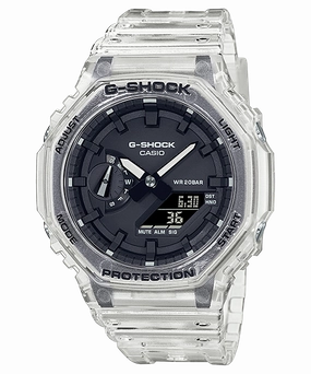 G-Shock Transparent CasiOak Carbon Core Guard Watch GA2100SKE-7A