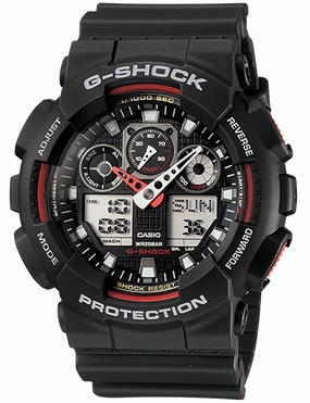 G-Shock Velocity Indicator Mens Watch GA100-1A4