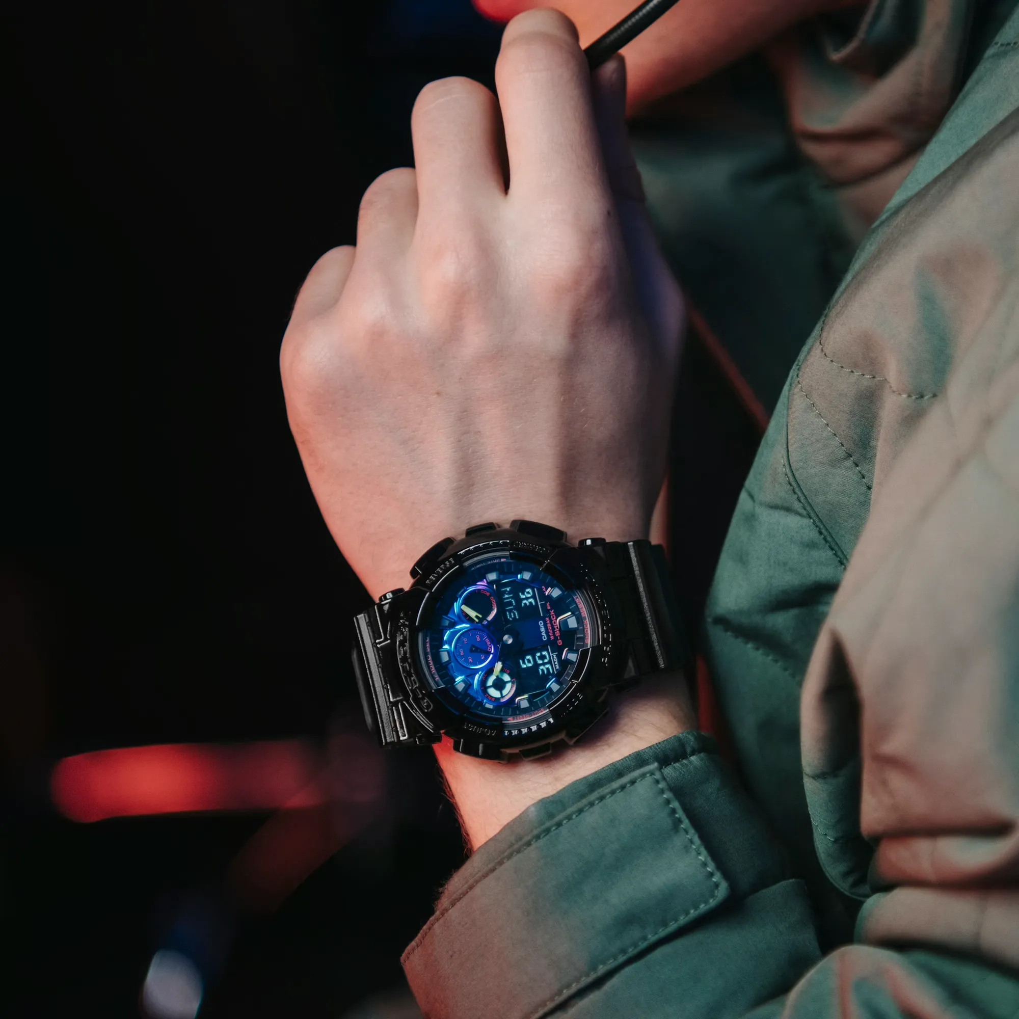 GA-100RGB-1A Virtual Rainbow Limited Edition Watch