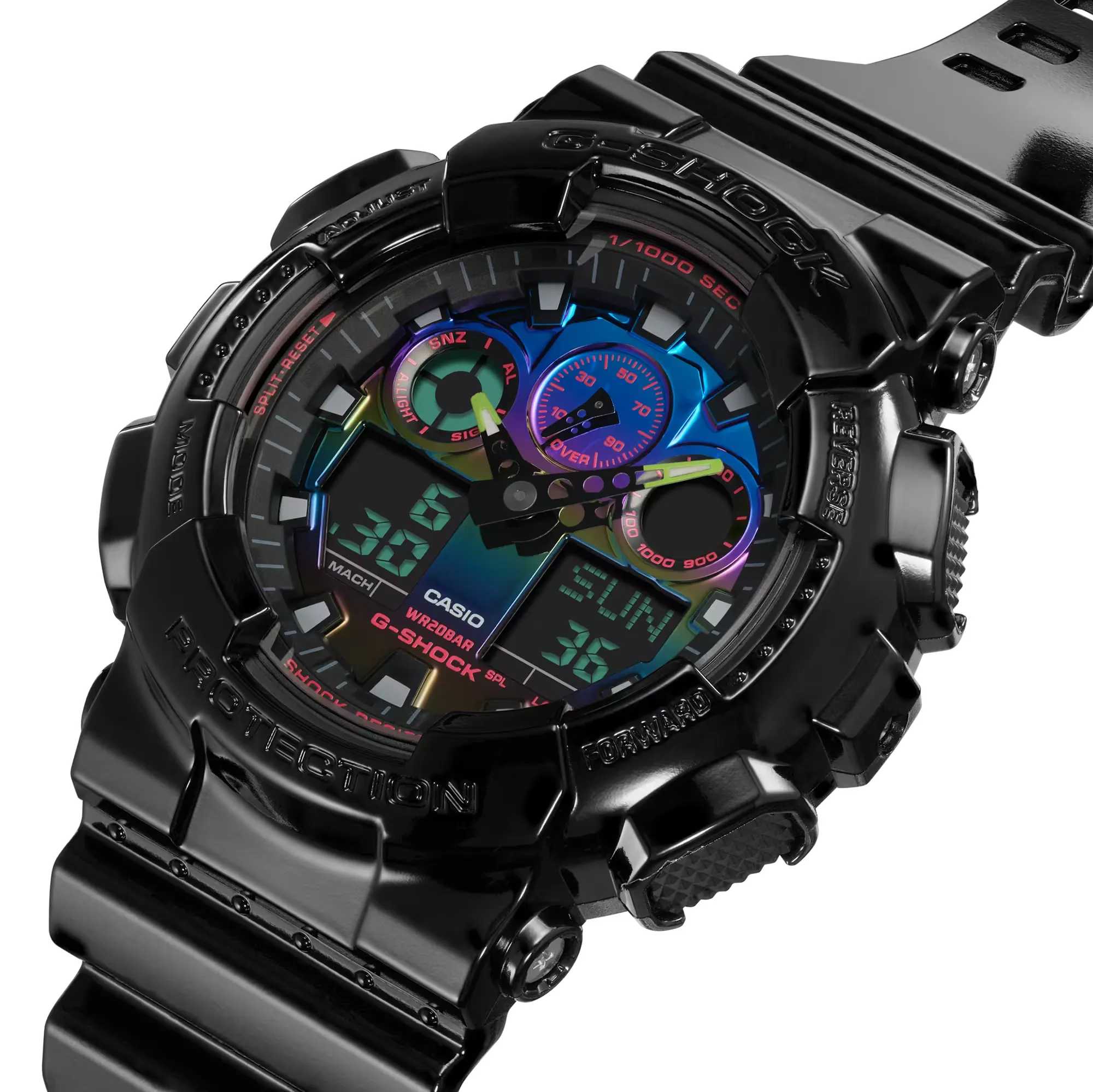 GA-100RGB-1A Virtual Rainbow Limited Edition Watch