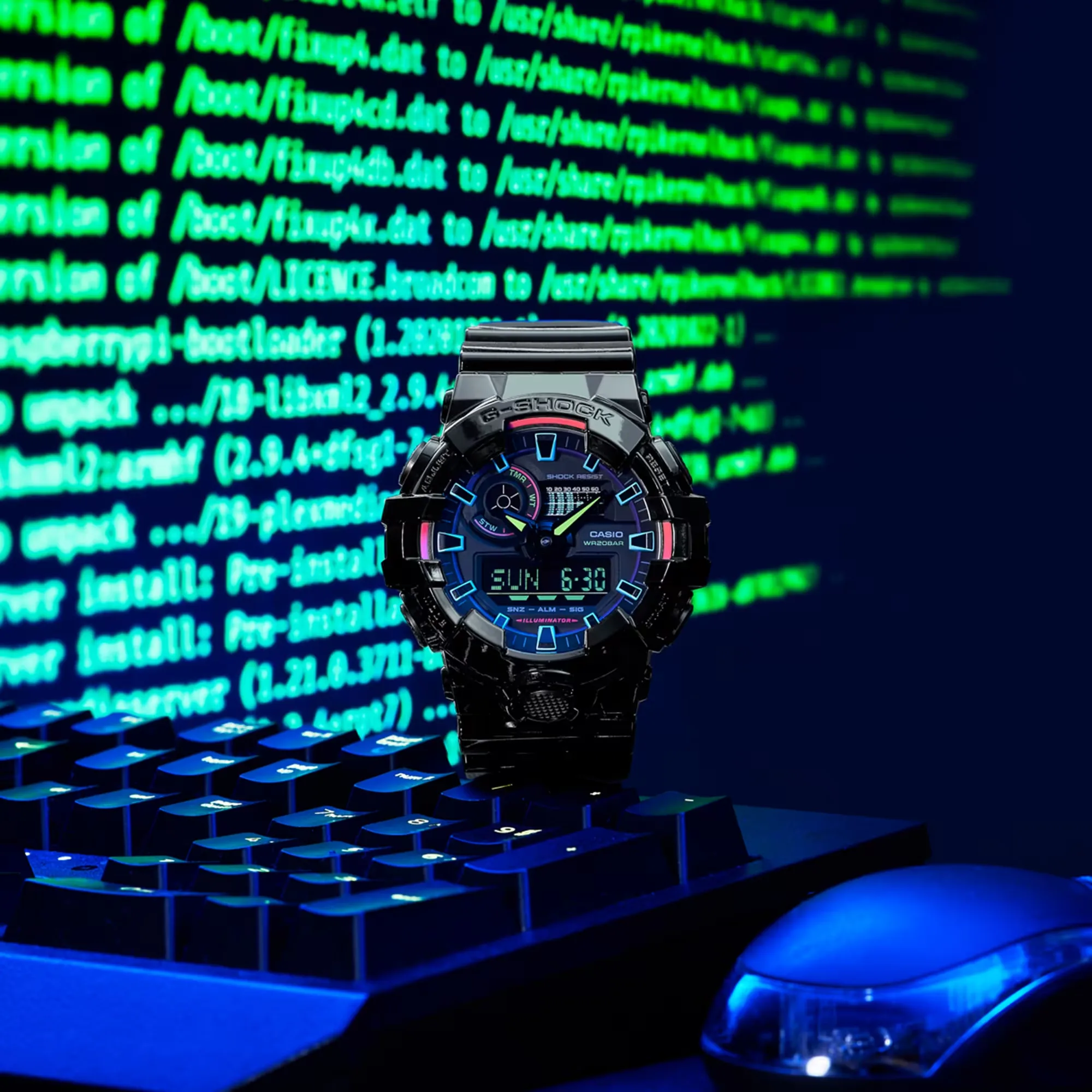GA-700RGB-1A Virtual Rainbow Limited Edition Watch