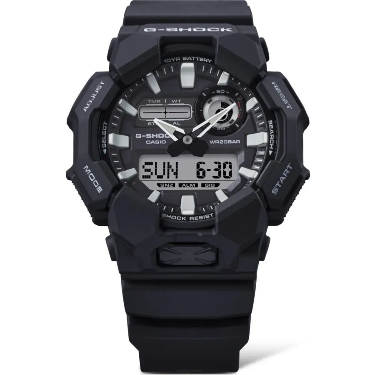 GA010-1A1 Black G-Shock Dual Time Watch