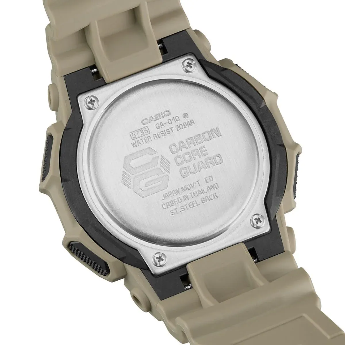 GA010-5A Beige G-Shock Dual Time Watch