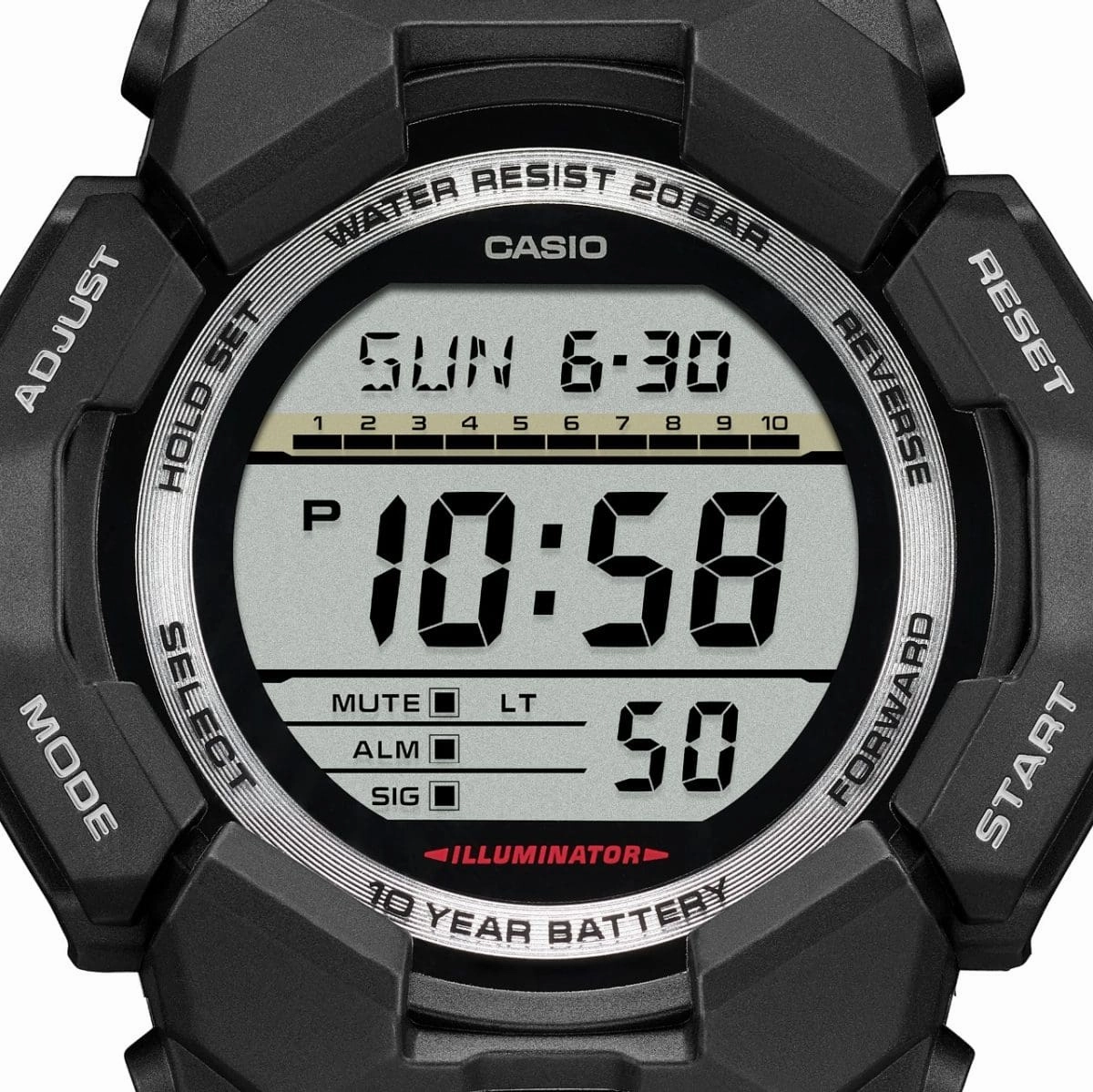 GD010-1D Black G-Shock Digital Watch