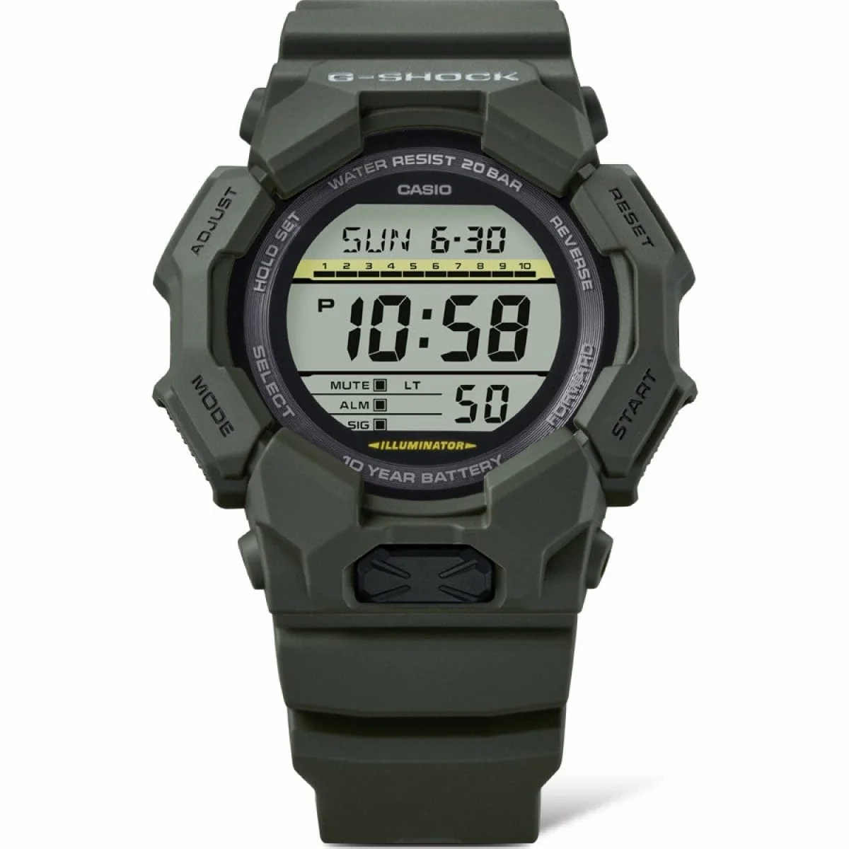GD010-3D Khaki G-Shock Digital Watch