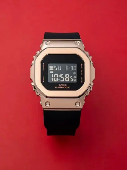 GMS5600PG-1D G-Shock Womens Pink Gold Bezel Watch