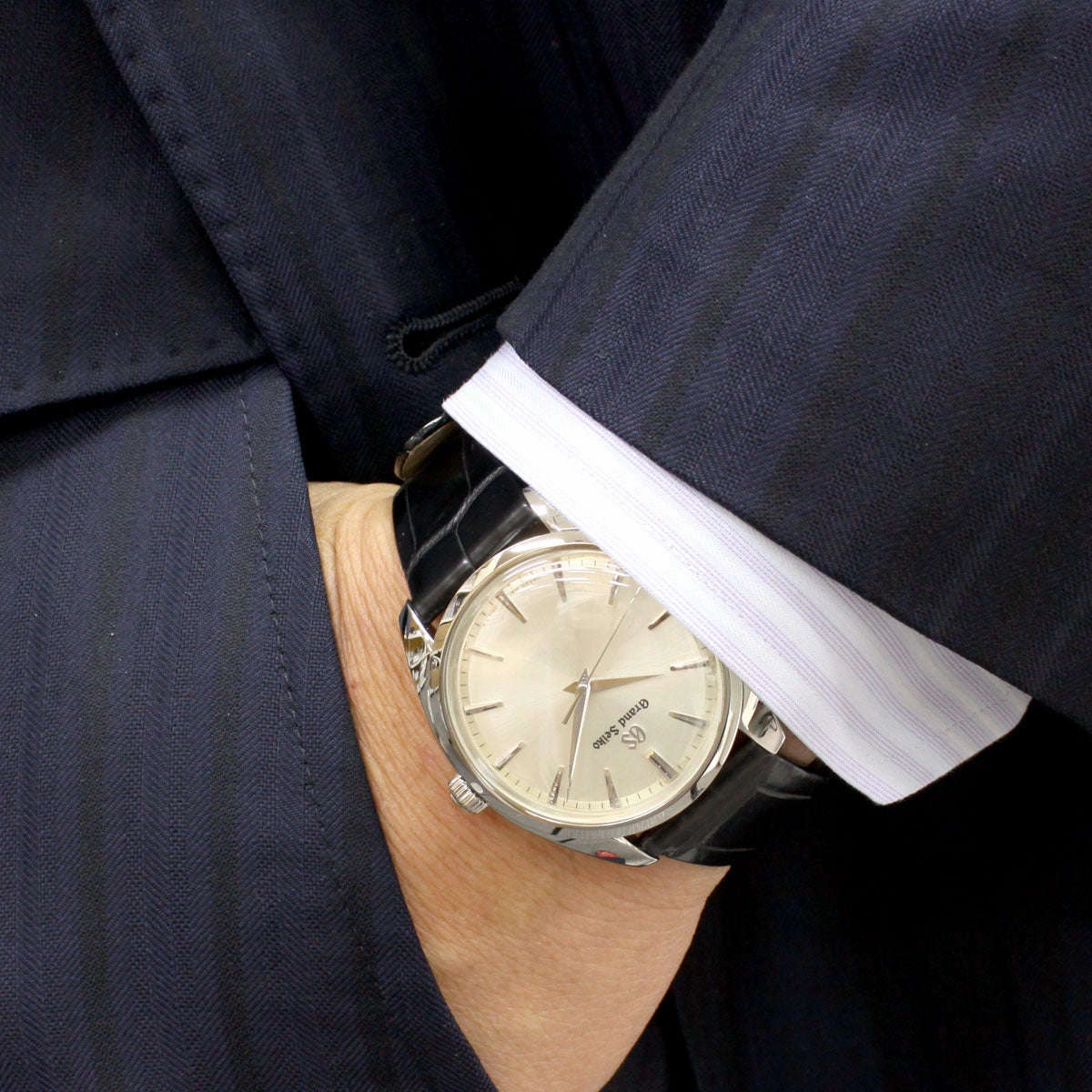 GRAND SEIKO ELEGANCE COLLECTION PAIR MODEL 38 MM MEN WATCH SBGX331