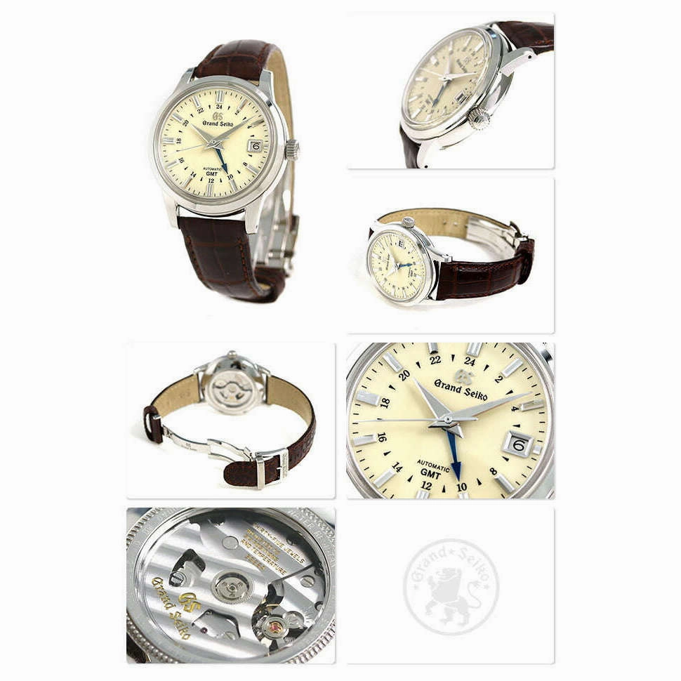 GRAND SEIKO MECHANICAL GMT 39.5 MM MEN WATCH SBGM221