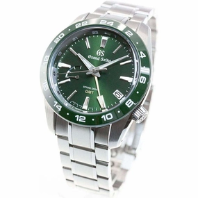 GRAND SEIKO SPRING DRIVE GMT 40.5 MM MEN WATCH SBGE257