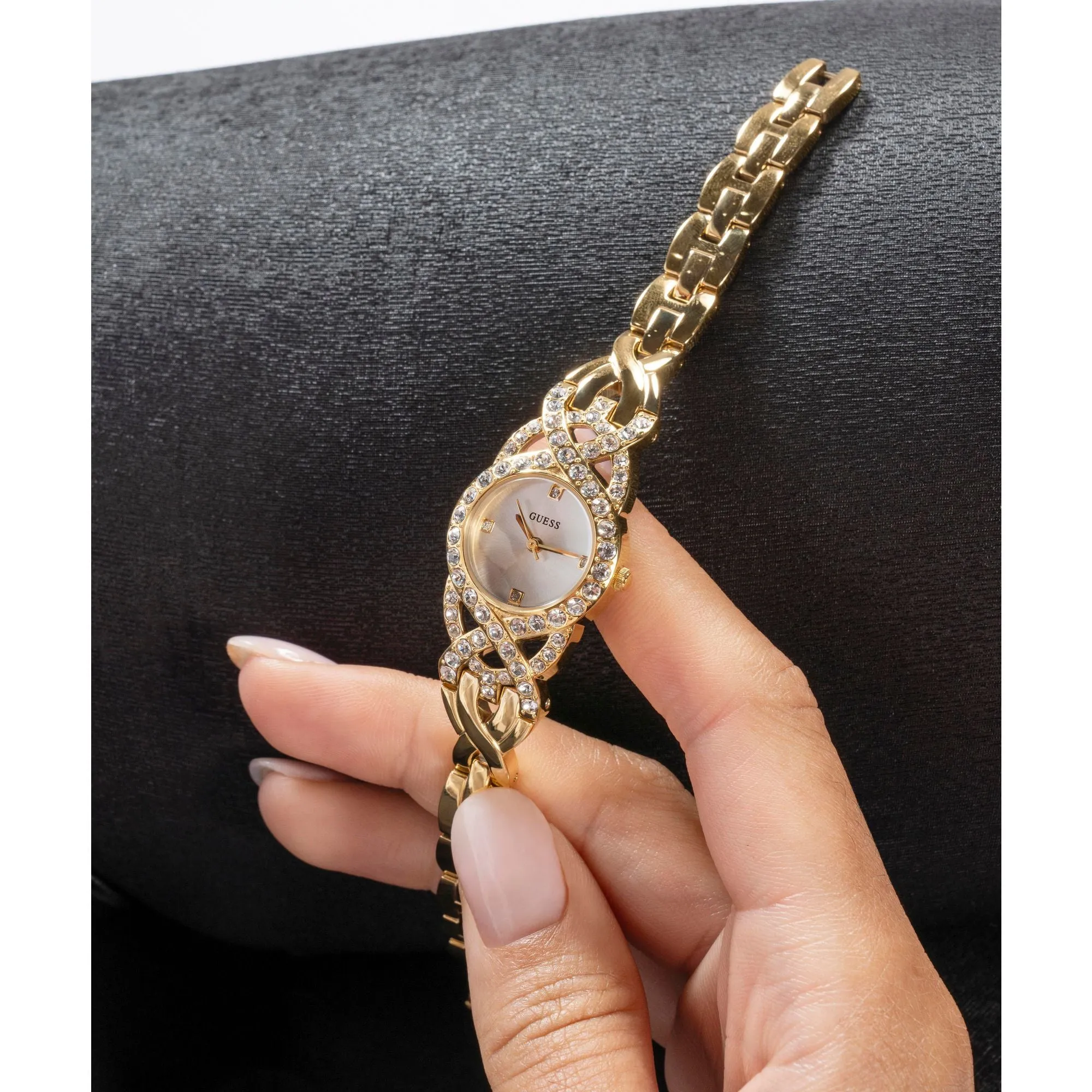 Guess Adorn Gold-Tone Analog Watch GW0682L2