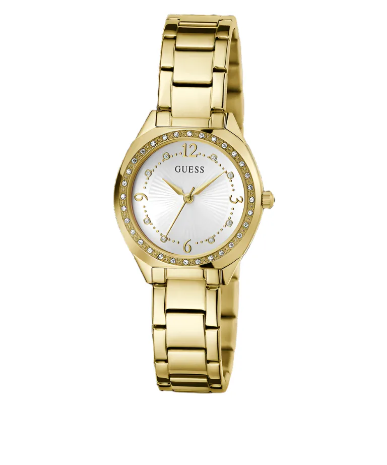 Guess Charlotte Crystal Gold-Tone Analog Watch GW0767L2
