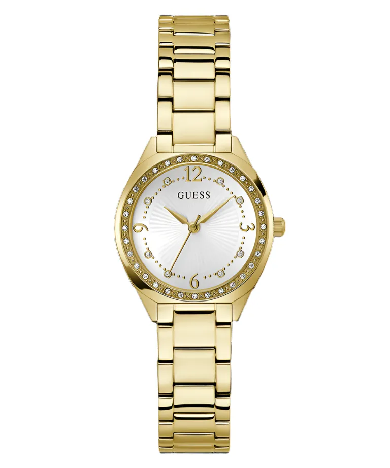 Guess Charlotte Crystal Gold-Tone Analog Watch GW0767L2