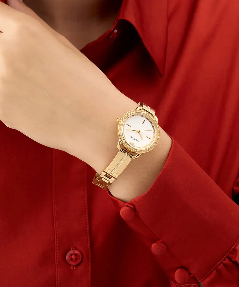Guess Limited Edition Lunar New Year White Dial Stainless Steel Watch GW0856L1