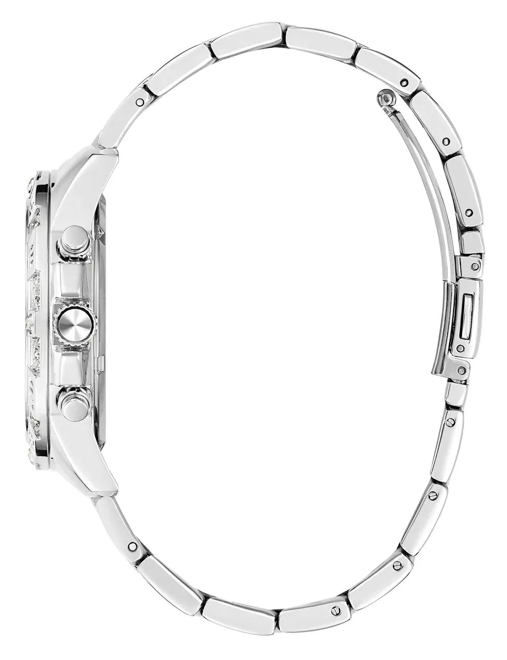 Guess Majesty Silver Dial Stainless Steel Watch GW0771L1