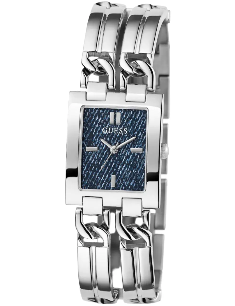 Guess MOD ID Blue Dial Stainless Steel Watch GW0807L1