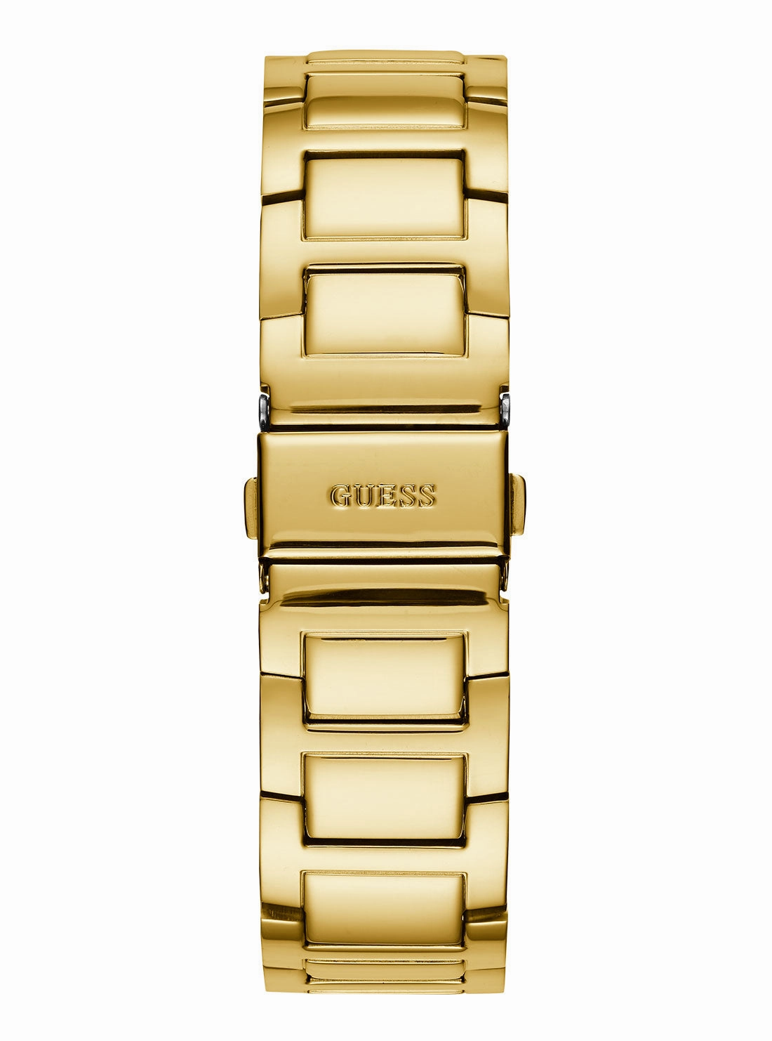 Guess Frontier Gold Dial Gold Tone Multi-function Watch W1156L2