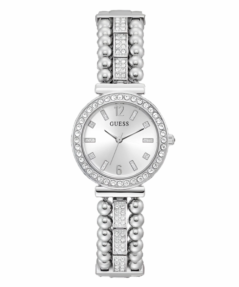 Guess Gala Silver Dial Stainless Steel Watch GW0401L1