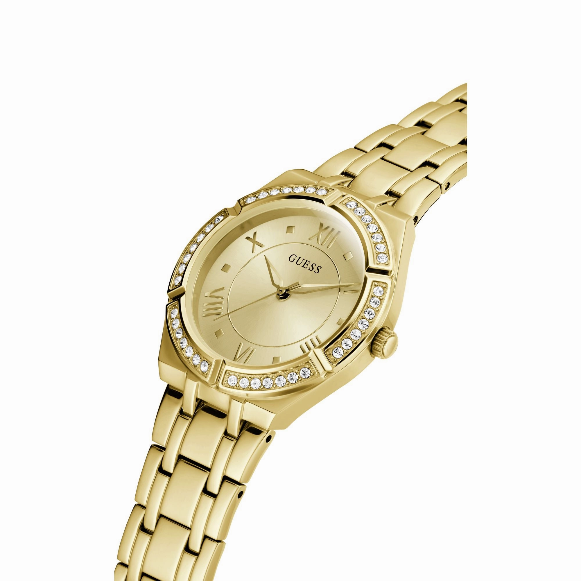 GUESS Gold Cosmo Crystal Watch GW0033L2