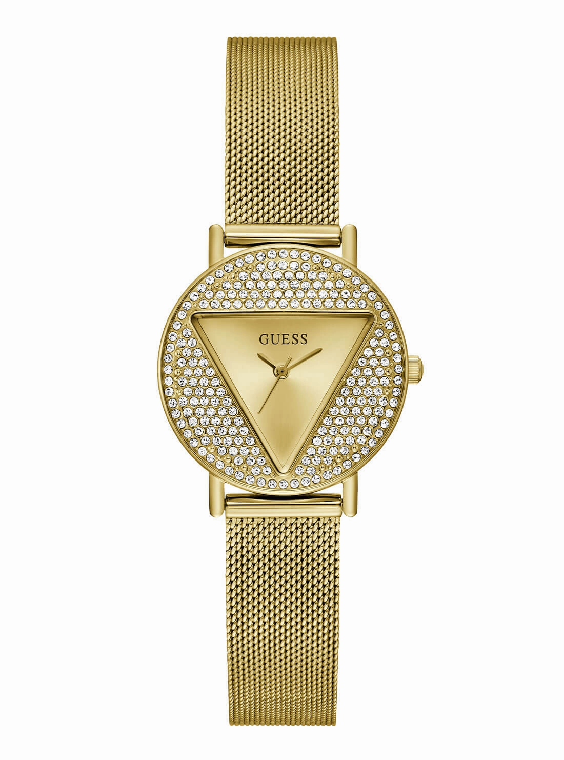 Guess Mini Gold Iconic Glitz Mesh Watch GW0671L2