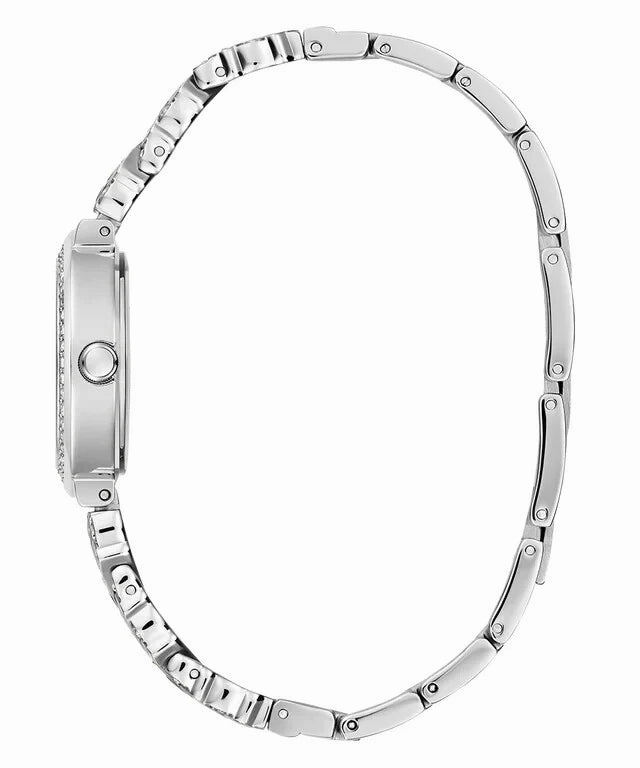 Guess Treasure Silver Dial Stainless Steel Watch GW0476L1
